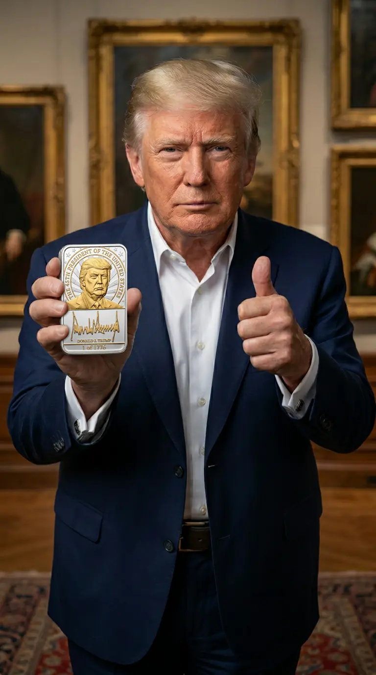 President Endorsing The Golden Dome Bullion